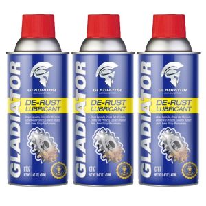 น้ำมันหล่อลื่นขจัดสนิม น้ำมันหล่อลื่นโซ่ แทรกซึมเข้าไปในช่องว่างสนิม ทำให้ชิ้นส่วนโลหะที่เป็นสนิมอ่อนตัวและคลายตัว (เช่น สลักเกลียว น็อต บานพับ ฯลฯ) แก้ปัญหาการติดขัดและขัดข้อง และอำนวยความสะดวกในการถอดประกอบหรือเคลื่อนย้าย