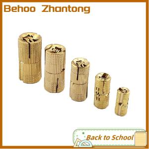 Behoo Copper Brass Furniture Hinges 8-24mm Cylindrical Hidden Cabinet Concealed Invisible Door Hinges For Hardware Gift Box