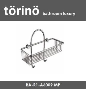 torino Bathroom Accessories Wall Mounted Stainless Steel 304 Single Basket - Straight
