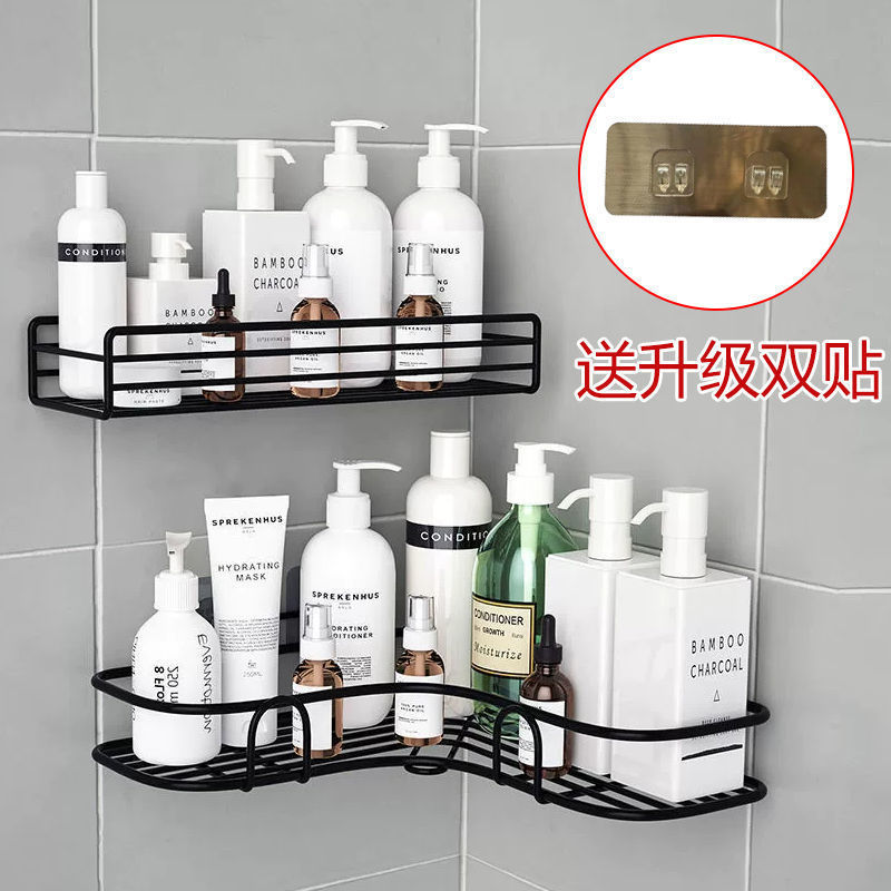 Kệ Góc Nhà Tắm Dán Tường Kệ Tam Giác Nhà Bếp Dán Tường Siêu Dính Chịu Lực 10kg