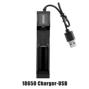 Charger Baterai BATTERY 18650 1 Slot Charger Baterai USB Universal Full Self Stop 18650 26550 1 Slot