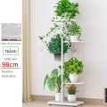 Kệ để chậu hoa trồng cây cảnh trang trí kim loại để trong nhà ngoài trời sân vườn ban công phong cách Bắc Âu. 