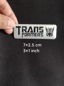 cod motorcycle car universal sticker alloy 3d stickers transformers sticker 1pcs