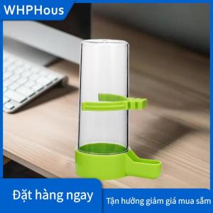 WHPHous Chim ăn waterer uống rượu với clip cho chim ăn vẹt lồng nước quả chai uống Bát vật nuôi chim Nguồn cung cấp