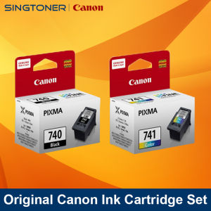 [Bundle of 2] Authentic Canon PG-740 CL-741 PG740 CL741 PG 740 CL 741 Black  Color Ink Cartridge for Pixma MG2170 MG2270 MG3170 MG3270 MG3570 MG3670 MG4170 MG4270 MX377 MX397 MX437 MX457 MX 477 MX517 MX527 MX537 TS5170 E500