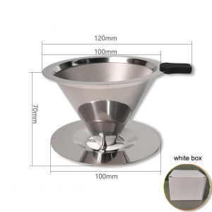 Coffee Espresso Hand Brew Drip Filter Reusable Stainless Steel Filter 600/800 Mesh Filter Heat Resistant Brewing Tools
