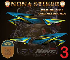 STIKER STRIPING DECAL RX KING TH 2005 VARIASI
