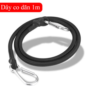 Dây thun ràng hàng xe máy YIPAUTO dây thun đeo hành lý cắm trại ràng hàng xe máy buộc lều co giãn 1m 2m 3m 4m