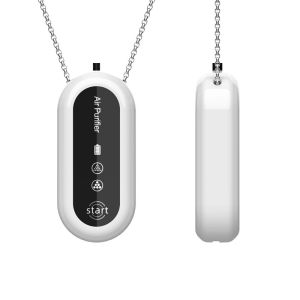 Personal Wearable Air Purifier Hanging Necklace Negative Ion Sterilizer Portable USB RechargeableSmoke Purifiers Air Cleaner