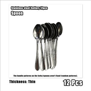 Stainless steel spoon and Stainless steel fork/cutlery 12pcs
