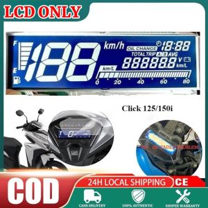 Honda Click Lcd speedometer display panel gauge screen plug play easy install blue for 125 v2 v3 150 v2 160