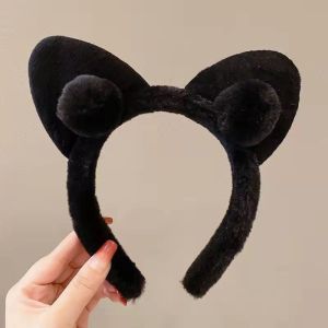 Blissfull Bando Bulu Korea Model Telinga Kucing Cat Bandana Bulu Lembut Headband Korea