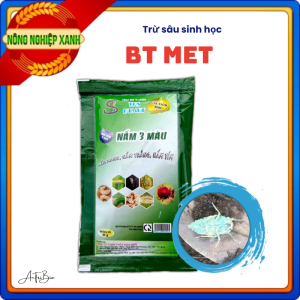 BT MET Nấm Ba Màu: Trừ sâu rầy côn trùng - gói tiện lợi
