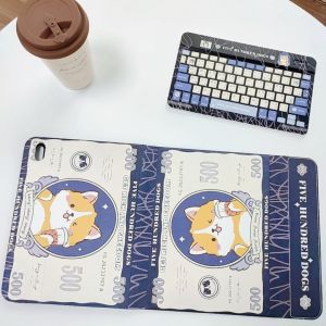 Custom Cartoon Print iPad Case Built-in Pencil Holder Blue-tooth Key-board for iPad Series