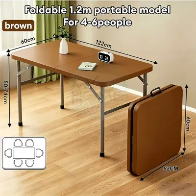 MYHOME Foldable Table Simple Dining Table Outdoor Stall Home Study Table Night Market Stall Plastic Portable