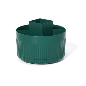 Hengfa Lina 360 Rotating Makeup Desktop Cosmetic Storage Box Organizer Large Capacity For Bathroom Portable Lipstick Makeup Brush Pen Holder