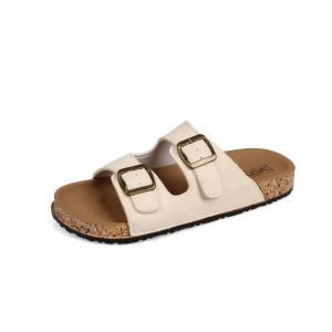 YOTO Boken Sandals For Women New Two-Strap Thick Soled Soft Casual Indoor Outdoor Lazy Shoes