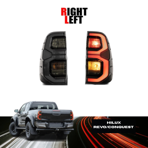 Toyota Hilux Revo Tail Light Right RH | Black | Rear Lamp Assembly | Replacement Tail Lamp YCD-T013R-B 2020-2023