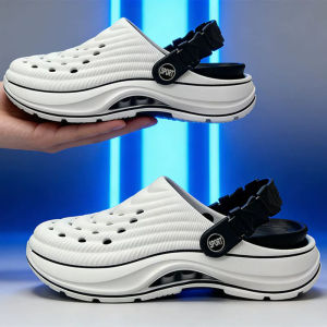 Free Shipping Summer CoupleS Clogs New Style Beach Sandals With Toe Protection Non-Slip Thick-Soled Slippers MenS Outdoor Sandals
