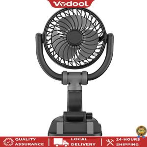 [Upgraded] Portable USB Powered Car Cooling Fan 3 Speeds & Multi-angle Adjustable Cooling Air Fan with Phone Holder for Vehicles RVs and SUVs [Vodool Official Tool]