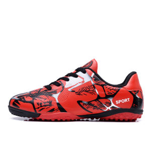 Popular football shoes for adults and children lightweight and low-top AG Long-studded soccer shoes for men and women for artificial turf