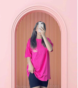 Áo thun nữ from rộng tay lỡ cổ tròn chất liệu cotton loại 1 co dãn thoáng mát thấm hút tốt