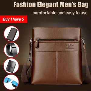 【Fast ship】Mens Shoulder body Bag Large Capacity Casual Travel Bag Body Bag Shoulder Bag Five-piece Large-capacity One-shoulder Messenger Bag 五件套大容量单肩斜挎包