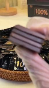 Sugar-free dark chocolate  100% Pure Dark Chocolate Free Sugar