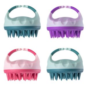 Lược Gội Đầu Giảm Gàu Silicon – Bàn Chải Gội Đầu Massage Da Đầu Tẩy Da Chết Giảm Ngứa Hiệu Quả