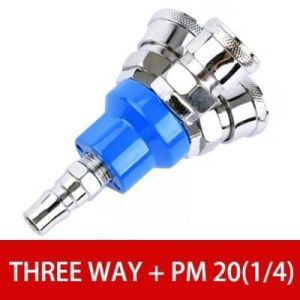 WH Ready Stock Air Compressor Manifold 2 Way 3 way Quick Connect Multi Hose Coupler Fitting Coupling