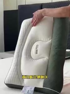 Pillow star rated hotel pillow core non collapsing cervical protection pillow one pair for household use