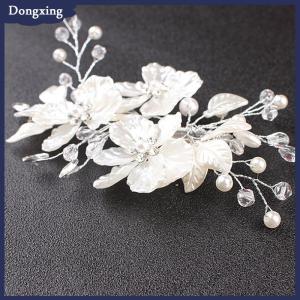 dongxing Bridal Flower Hair Clip Hair Jewelry Wedding Hair Accessory Luxury