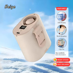 GTE Mini Portable Cooling Fan USB Rechargeable LED Adjustable Wind Speed Quiet Angin Kipas Mini Mudah Alih - Fulfilled by GTE SHOP