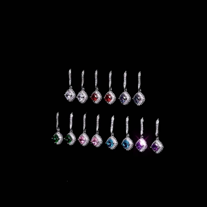 Stylish Square Zirconia Earrings Sparkling Earrings Perfect for Enhancing Elegance in Both Casual and Formal Event