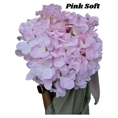 KOREANSS SS Bunga Hortensia Jumbo Artificial Hydrangea Bunga artificial dekorasi 5 cabang