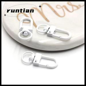 runtian 1pcs mix kẹo màu Snap xoay tôm hùm Clasp Hooks kim loại mạ DIY trang sức làm phụ kiện cho Keychain Túi xách