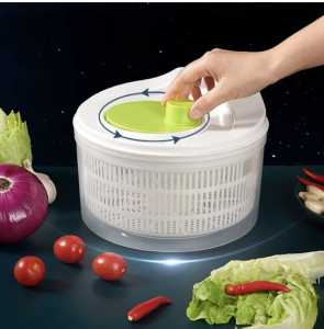 Salad Spinner Pengering Sayuran Penyaji Putar (free box &buble wrap)
