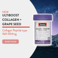 [แพ็คสุดคุ้ม x3 ] Swisse Collagen + Grape Seed คอลลาเจน + เกรปซีด สวิสเซ เซ็ทบำรุงผิว สร้างคอลลาเจน ป้องกันการเกิดริ้วรอย. 