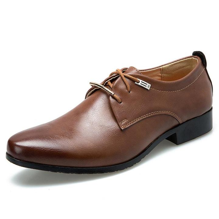 Brown on sale leather shoes