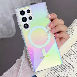 Gradient Rainbow For Magsafe Magnetic Case For Samsung S26 S25 Edge S24 S23 S22 S21 S20 Plus Ultra FE A56 A36 A55 A35 A54 Cover