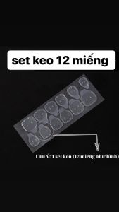 1 Miếng dán nailbox tạm thời 12 móng