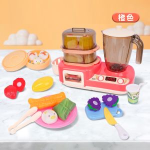 Pretend Play Kitchen Home Appliances Toy Juicer Steamer Toy