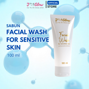 JGLOW SKINCARE FACIAL WASH FOR SENSITIVE SKIN/ SABUN CUCI MUKA UNTUK KULIT SENSITIF/