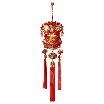 2026 Year of the Horse Lucky Pendant Spring Festival New Year Large Chinese New Year Wall Hanging for Living Room