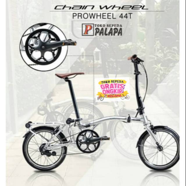SEPEDA LIPAT 16 UNITED TRIFOLD 7S S SELI FOLDING BIKE SPEED