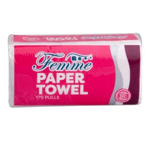 Femme Interfolded Paper Tissue 1 Ply 175 Pulls