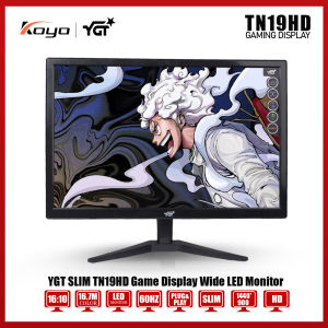 YGT SLIM FHD Game Display Wide LED Monitor With AC Power Card and HDMI Cable included