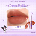 Focallure X Sanrio Airy Matte Lip Tint #DressUpSlay. 