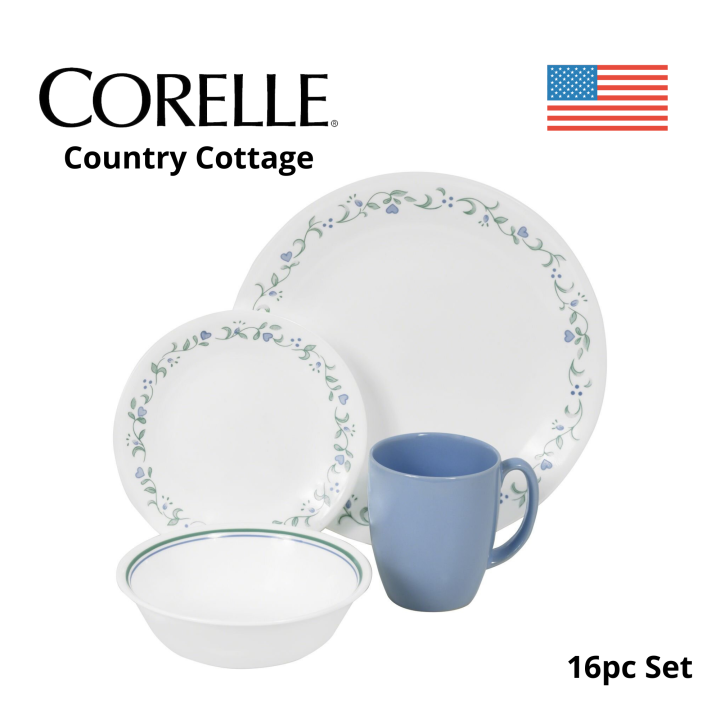 Corelle® Classic Country Cottage Dinnerware Set 16pc Set Makan - Main Image