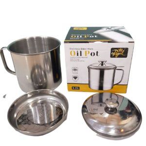 Oil Pot Stainless Saringan Minyak Tempat Bumbu Dapur Serbaguna 13LITER